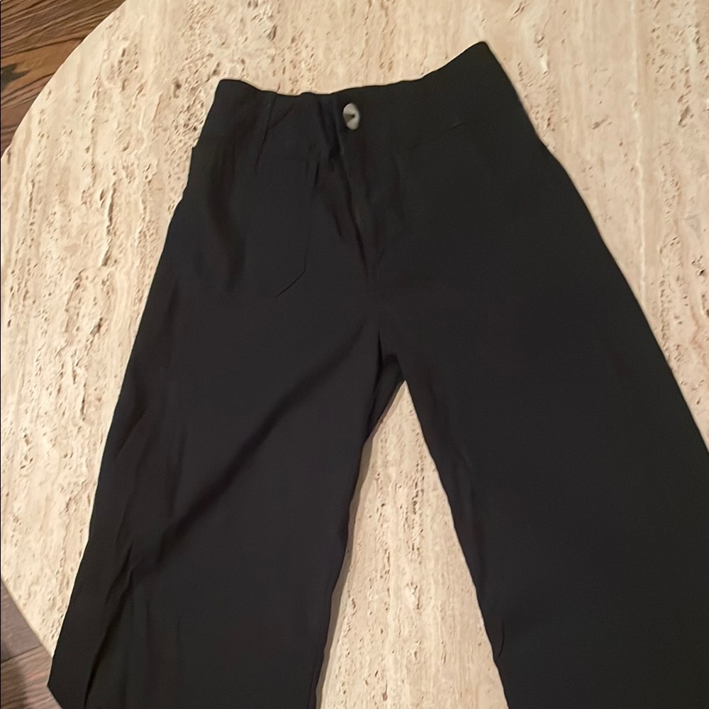 Black Wide-Leg Pants- worn once